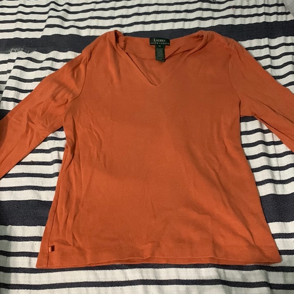 Ralph Lauren burnt orange sweater - Picture 1 of 6
